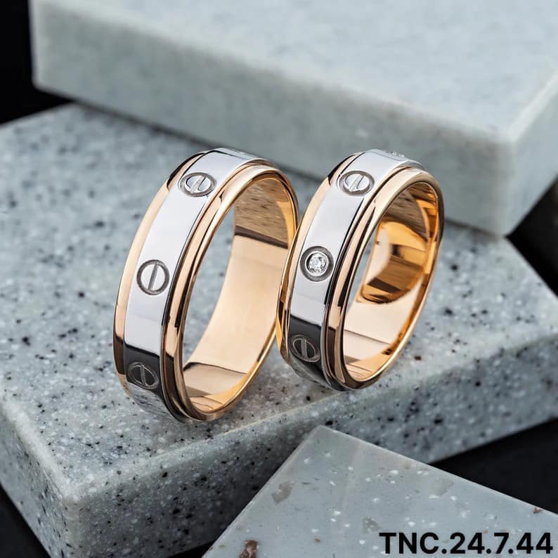 nhẫn kỷ niệm ngày cưới thiết kế riêng